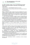 Les agdals, patrimoine commun: levier dedéveloppement du tourisme durable. Gestion, préservation et valorisation. Cas de du Haut Atlas central, Maroc