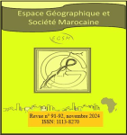 Espace géographique & société marocaine, n. 91-92 - Octobre 2024