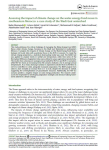 Assessing the impact of climate change on the water-energy-food nexus in southeastern Morocco: a case study of the Wadi Guir watershed