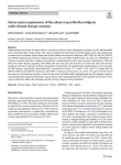 Future water requirements of the wheat crop in Northern Algeria under climate change scenarios