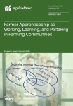 Agriculture, vol. 15, n. 15 - August 2025 - Farmer apprenticeship as working, learning, and partaking in farming communities