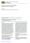 What scale for local food system planning? Insights from French case studies