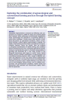 Exploring the combination of agroecological and conventional farming practices through the hybrid farming concept