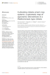 Cultivating climate-smart crop systems: a systematic map of agronomic interventions in a Mediterranean-type climate