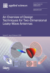 Applied Sciences, vol. 15, n. 4 - February 2025 - An overview of design techniques for two-dimensional leaky-waves antennas