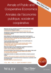 Annals of Public and Cooperative Economics,  - Early View