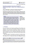Examining agricultural policy bias through the Kaleidoscope Model: a study of two strategic priorities in Tunisia