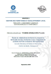 Etude du métabolisme territorial et prospective territoriale de deux territoires ruraux malgaches en contexte de forte croissance démographique
