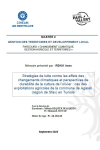 Strat&eacute;gies de lutte contre les effets des changements climatiques et perspectives de durabilit&eacute; de la culture de lolivier