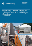 Sustainability, vol. 17, n. 21 - November 2025 - Pilot-scale thermo-pressure hydrolysis for fiber and biogas production