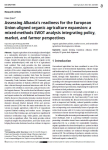Assessing Albania's readiness for the European Union-aligned organic agriculture expansion: a mixed-methods SWOT analysis integrating policy, market, and farmer perspectives