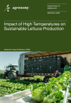 Agronomy, vol. 16, n. 3 - February 2026 - Impact of high temperatures on sustainable lettuce production