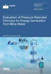 Water, vol. 18, n. 5 - March 2026 - Evaluation of pressure retarded osmosis for energy generation from mine water