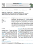 Water use in Spanish agriculture (2001-2019): trends and impacts of irrigation intensification