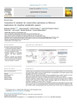 Assessment of readiness for conservation agriculture in Morocco: implications for targeting smallholder support