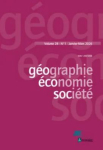 G&eacute;ographie, Economie, Soci&eacute;t&eacute;, vol. 28, n. 1 - 01/01/2026