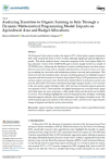Analyzing transition to organic farming in Italy through a dynamic mathematical programming model: impacts on agricultural area and budget allocations