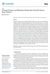 Climate change and mandarin production: panel evidence from Turkiye