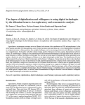 The degree of digitalization and willingness to using digital technologies by the Albanian farmers: an exploratory and econometrics analysis