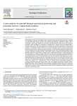 A meta-analysis of trade-offs between agricultural production and ecosystem services: a biplot-based synthesis