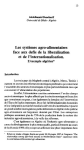 Les systèmes agroalimentaires face aux défis de la libéralisation et de l'internationalisation : l'exemple algérien