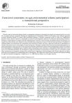 Farm-level constraints on agrienvironmental scheme participation: a transactional perspective