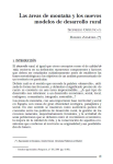 Las áreas de montaña y los nuevos modelos de desarrollo rural