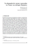 La demanda de carnes y pescados en Túnez: un enfoque dinámico
