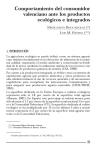 Comportamiento del consumidor valenciano ante los productos ecológicos e integrados