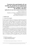 Construcción participativa de un modelo de gestión de la explotación agrícola para el apoyo a la toma de decisión colectiva. Aplicación al caso de la cuenca Aveyron-Lère