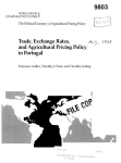 Trade, exchange rates, and agricultural pricing policy in Portugal