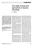 The state of food and agriculture in Islamic countries