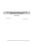 Euro-Mediterranean policies and olive oil: competition or job sharing