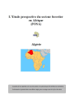 L'étude prospective du secteur forestier en Afrique (FOSA) : Algérie