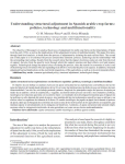 Understanding structural adjustment in Spanish arable crop farms: policies, technology and multifunctionality