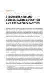 Strengthening and consolidating education and research capacities