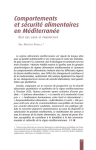 Comportements et sécurité alimentaires en Méditerranée. État des lieux et prospective