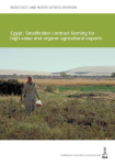 Egypt: smallholder contract farming for high-value and organic agricultural exports