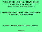 L'enseignement de l'agriculture dans l'Algérie coloniale