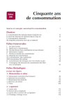 Cinquante ans de consommation en France : Édition 2009