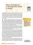 Climat, développement et développement durable en Afrique