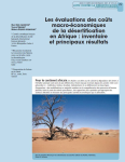 Les évaluations des coûts macro-économiques de la désertification en Afrique : inventaire et principaux résultats