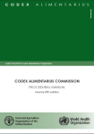 Codex alimentarius : manuel de procédure