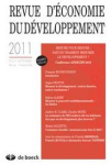 Revue d'économie du développement, vol. 19, n. 2-3 - Novembre 2011 - Actes de la conférence "Mesure pour mesure : sait-on vraiment mesurer le développement ?"
