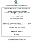 Le nouveau programme de développement de la filière des céréales en Algérie et son impact sur l'Office algérien interprofessionnel des céréales OAIC/CCLS