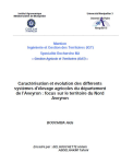 Caractérisation et évolution des différents systèmes d'élevage agricoles du département de l'Aveyron