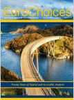 Eurochoices, vol. 11, n. 3 - December 2012 - The Common Agricultural Policy post 2013