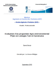 Evaluation d'un programme agro-environnemental phyto en Lomagne Tarn et Garonnaise
