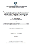 Proposition méthodologique pour la capitalisation d'expériences de développement territorial : présentation de l'expérience d'agro-écologie dans la province de Chefchaoune au Maroc