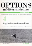 Options méditerranéennes, n. 4 - 1970/12 - L'agriculture et les machines